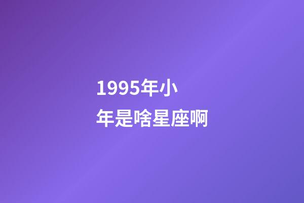 1995年小年是啥星座啊-第1张-星座运势-玄机派