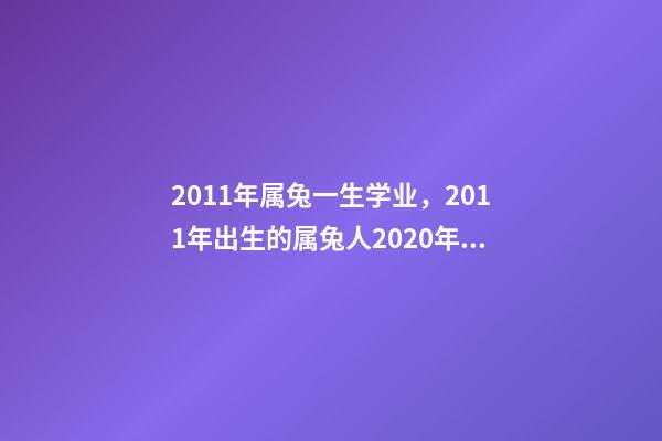 2011年属兔一生学业，2011年出生的属兔人2020年运势-第1张-观点-玄机派