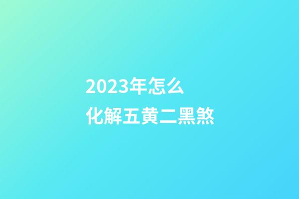 2023年怎么化解五黄二黑煞