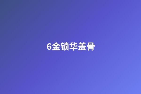 6.金锁华盖骨