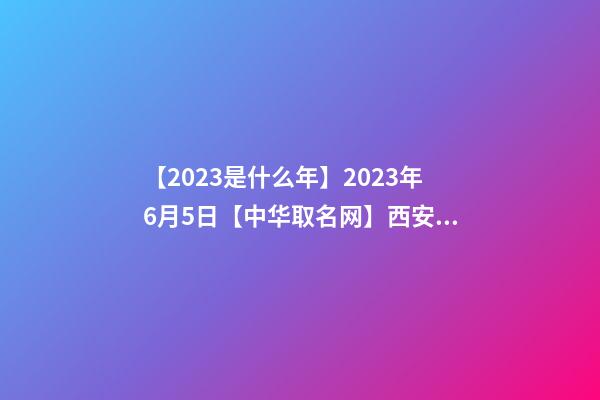 【2023是什么年】2023年6月5日【中华取名网】西安XXX科技有限公司签约-第1张-公司起名-玄机派