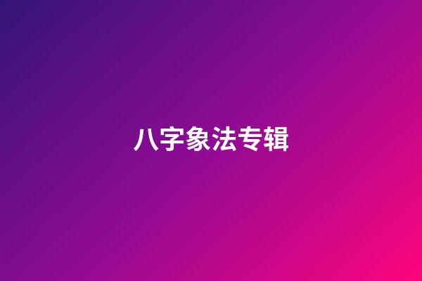 八字象法专辑