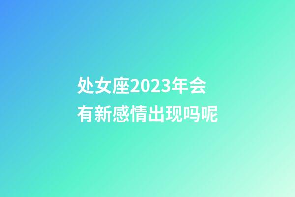 处女座2023年会有新感情出现吗呢-第1张-星座运势-玄机派