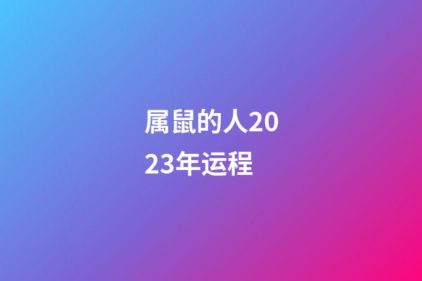 属鼠的人2023年运程（1972年属鼠的人2023年运程）-第1张-星座运势-玄机派