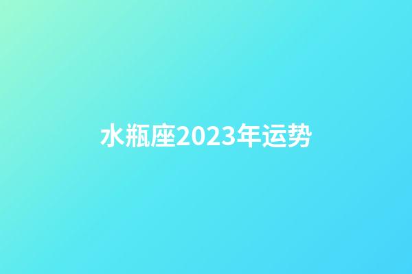 水瓶座2023年运势（1982年水瓶座运势）-第1张-星座运势-玄机派